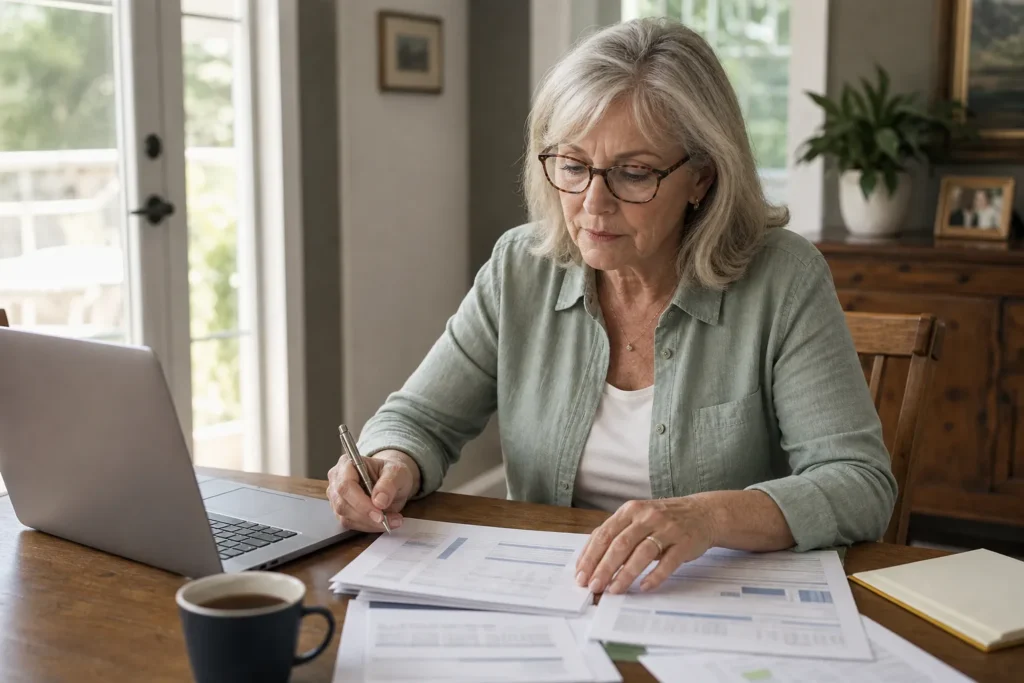 Annuity planning with a financial advisor in The Woodlands, Texas
