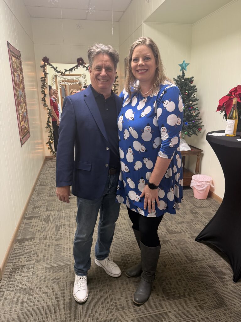 Peter Catalano, ChFC®, CLU®, founder of Catalano Financial, with Kristin Gunderson, EA, founder of Gundersons CFO & Bookkeeping.